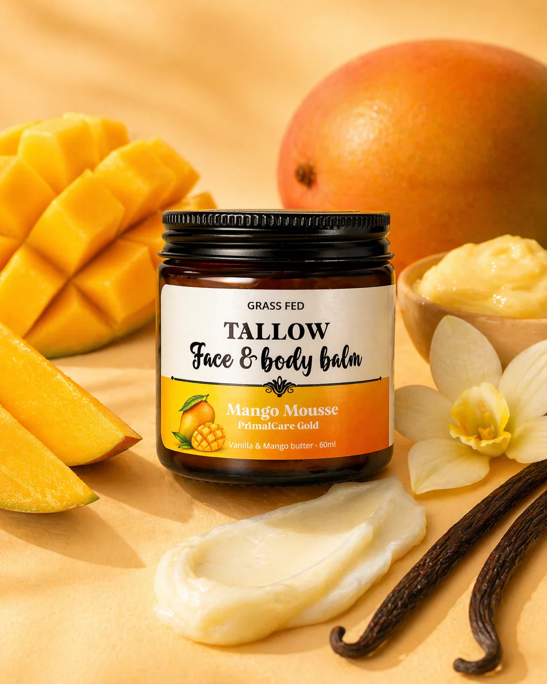 Mango & Vanilla Mousse — Limited Edition Tallow Balm